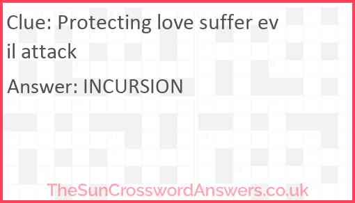 Protecting love suffer evil attack Answer