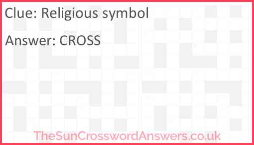 Religious symbol Answer