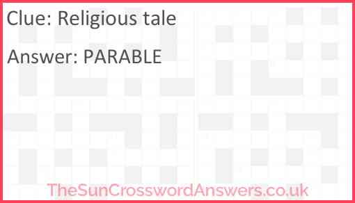 Religious tale Answer