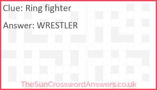 Ring fighter Answer
