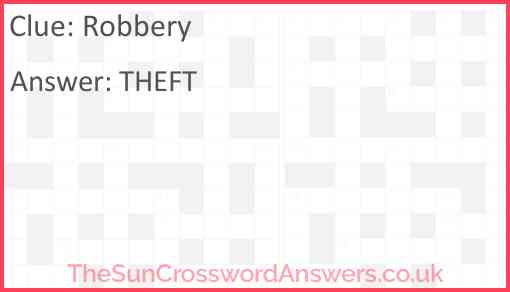 Robbery Answer