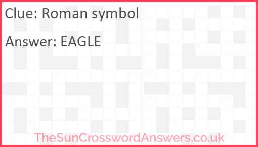 Roman symbol Answer