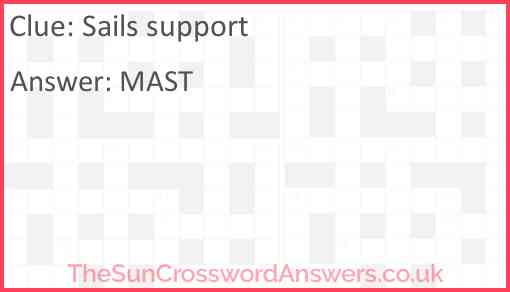 Sails support Answer