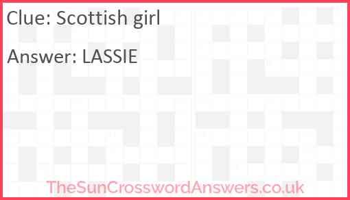 Scottish girl Answer