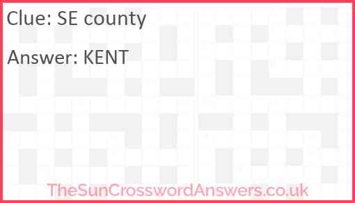 SE county Answer