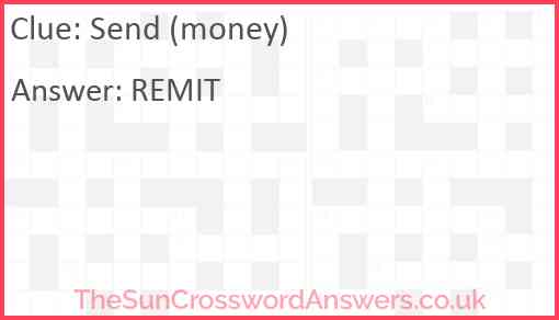 Send (money) Answer