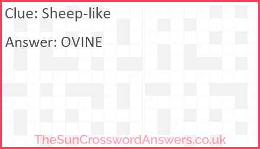Sheep-like Answer