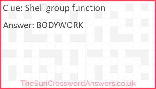 Shell group function Answer