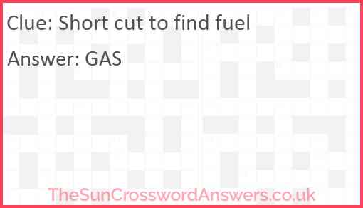 Short cut to find fuel Answer