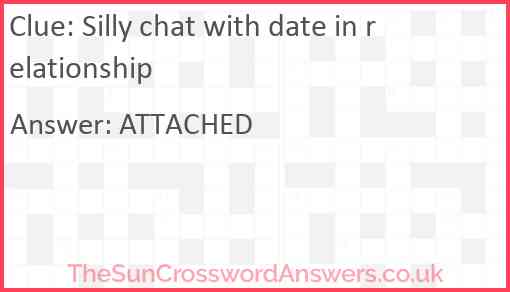 Silly chat with date in relationship Answer