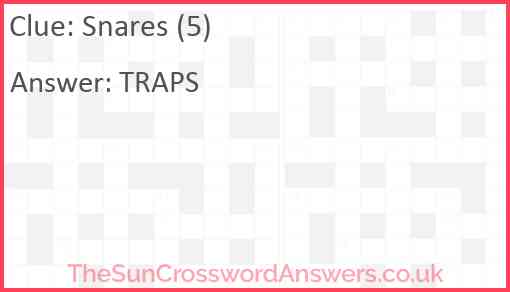 Snares (5) Answer