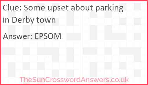 Some upset about parking in Derby town Answer