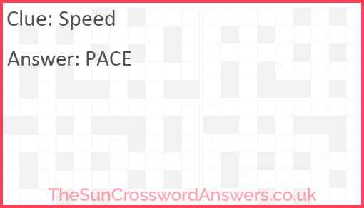Speed Answer