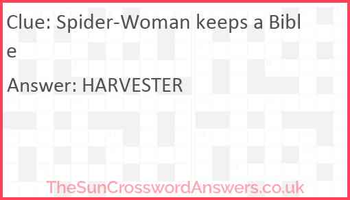 Spider-Woman keeps a Bible Answer