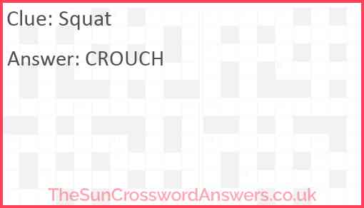 Squat Answer