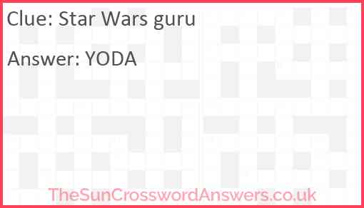 Star Wars guru Answer