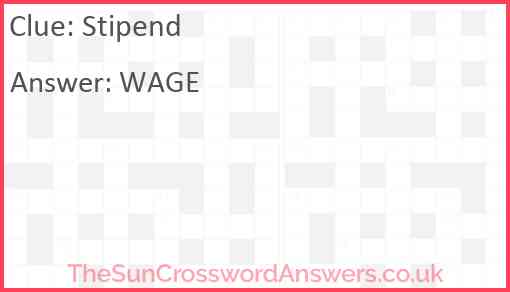 Stipend Answer