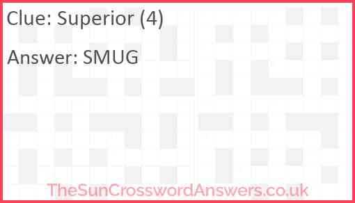 Superior (4) Answer