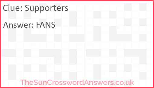 Supporters Answer