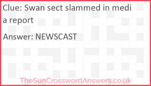 Swan sect slammed in media report Answer