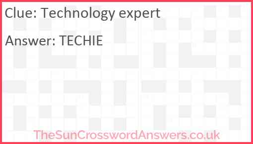 Technology expert Answer