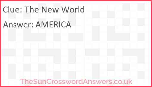 The New World Answer