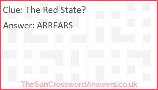 The Red State? Answer