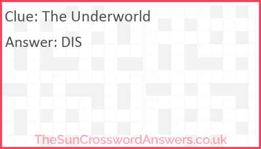 The Underworld Answer