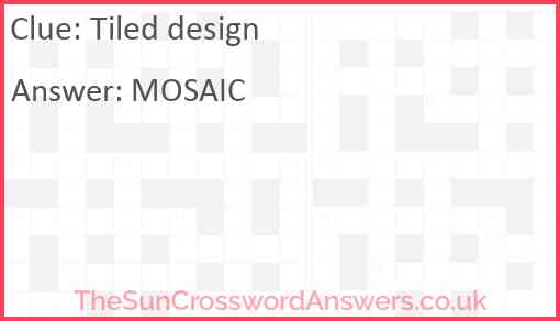 Tiled design Answer