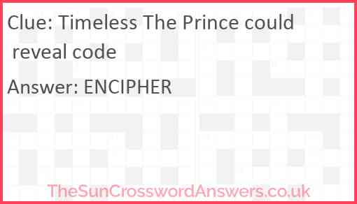 Timeless The Prince could reveal code Answer