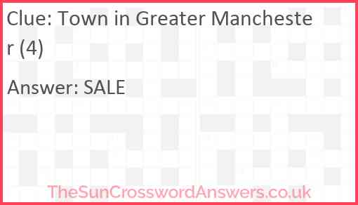 Town in Greater Manchester (4) Answer
