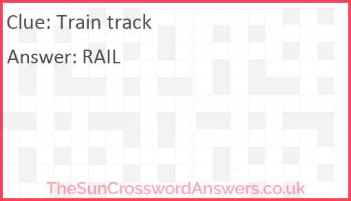 Train track Answer