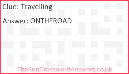 Travelling Answer