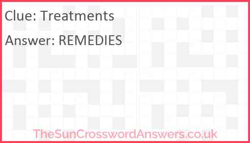 Treatments Answer