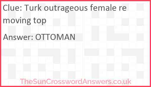 Turk outrageous female removing top Answer