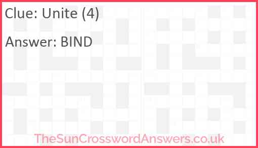 Unite (4) Answer