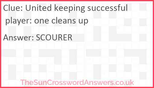 United keeping successful player: one cleans up Answer
