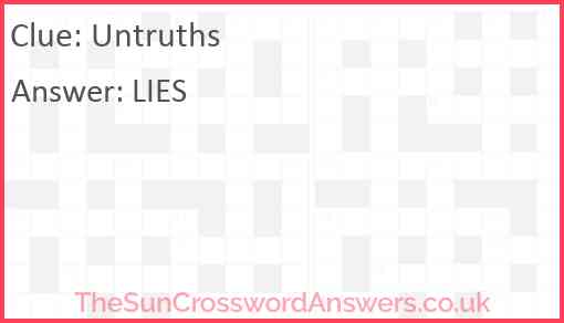 Untruths Answer