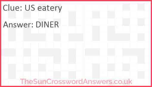 US eatery Answer
