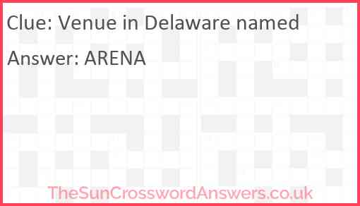 Venue in Delaware named Answer