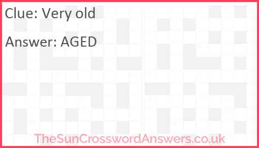 Very old Answer