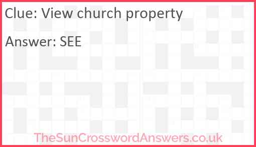 View church property Answer