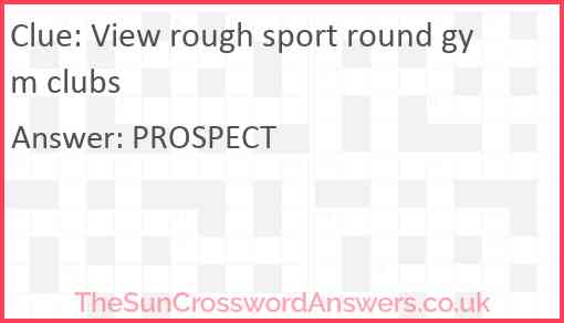 View rough sport round gym clubs Answer