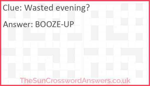 Wasted evening? Answer