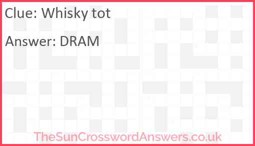 Whisky tot Answer