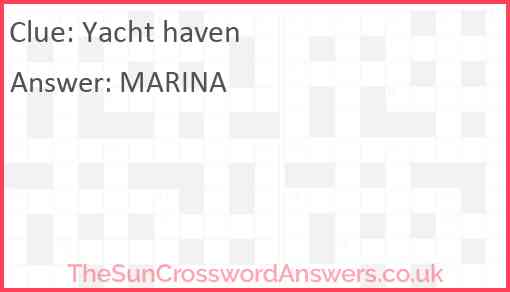 Yacht haven Answer
